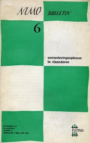 Eerste algemene publicatie over Samenlevingsopbouw in Vlaanderen in Ned. tijdschrift NIMO, 1971